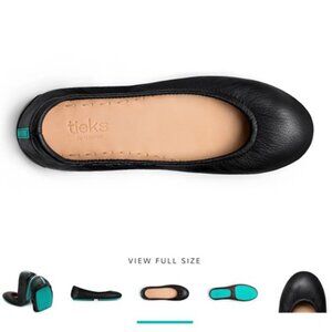 Tieks women's ballet flats shoes 11 matte black leather